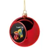 Christmas tree ball Red 8cm