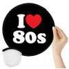 I Love 80s, Βεντάλια υφασμάτινη αναδιπλούμενη με θήκη (20cm)