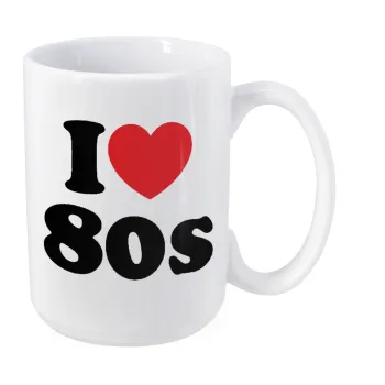 I Love 80s, Κούπα Mega, κεραμική, 450ml