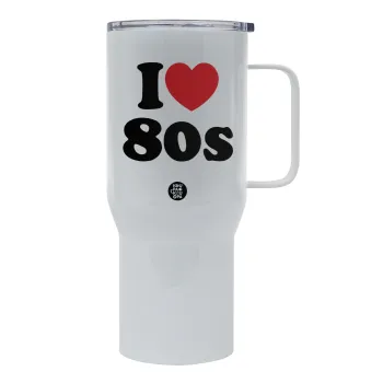 I Love 80s, Tumbler με καπάκι, διπλού τοιχώματος (θερμό) 750L