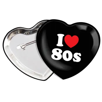 I Love 80s, Κονκάρδα παραμάνα καρδιά (57x52mm)