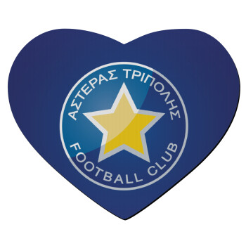 Asteras Tripolis, Mousepad heart 23x20cm