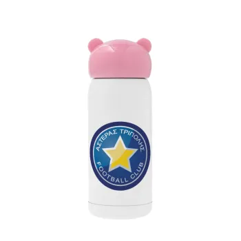 Asteras Tripolis, Pink stainless steel thermal flask, 320ml