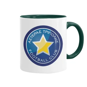 Asteras Tripolis, Mug colored green, ceramic, 330ml