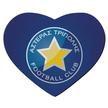 Asteras Tripolis, Mousepad heart 23x20cm
