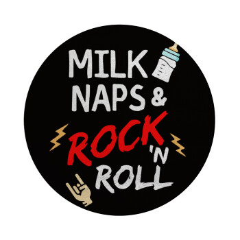 milk naps and Rock n' Roll, Επιφάνεια κοπής γυάλινη στρογγυλή (30cm)