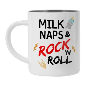 milk naps and Rock n' Roll, Κούπα Ανοξείδωτη διπλού τοιχώματος 300ml