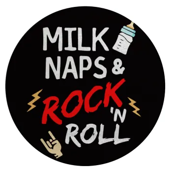 milk naps and Rock n' Roll, Επιφάνεια κοπής γυάλινη στρογγυλή (30cm)