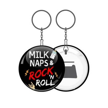 milk naps and Rock n' Roll, Μπρελόκ μεταλλικό 5cm με ανοιχτήρι