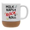 Ceramic coffee mug Cork (MAT), 330ml