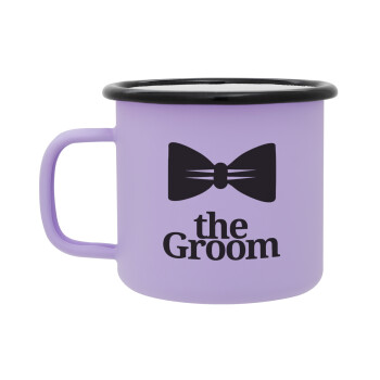 The Groom, Κούπα Μεταλλική εμαγιέ ΜΑΤ Light Pastel Purple 360ml