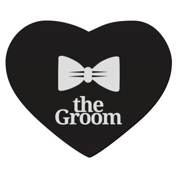 The Groom, Mousepad heart 23x20cm
