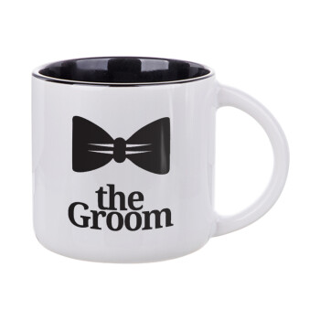 The Groom, Κούπα κεραμική 400ml Λευκή/Μαύρη