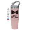 Pink color, 890ml (30oz) stainless Steel Tumbler with Handle