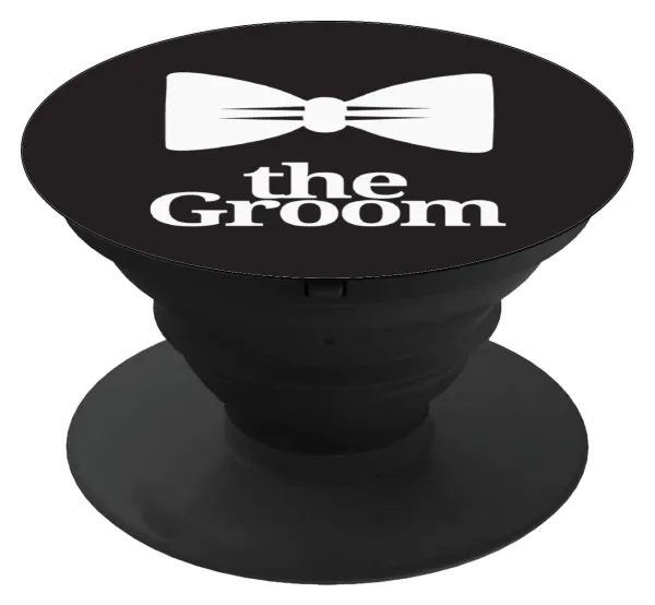 The Groom — Phone Holders Stand  Μαύρο Βάση Στήριξης Κινητού στο Χέρι