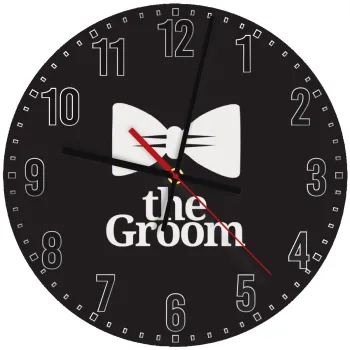 The Groom, Ρολόι τοίχου ξύλινο (30cm)