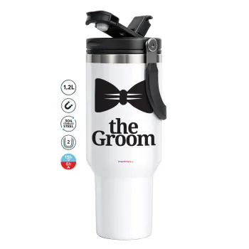 The Groom, Mega Stainless steel Tumbler with lid, double wall 1,2L