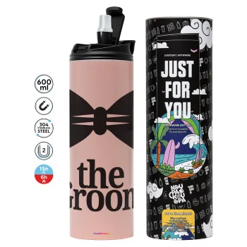 The Groom, Tumbler stainless steel PINK 600ml