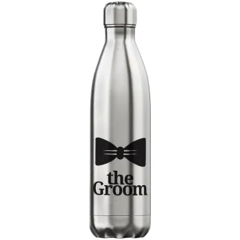 The Groom, Inox (Stainless steel) hot metal mug, double wall, 750ml