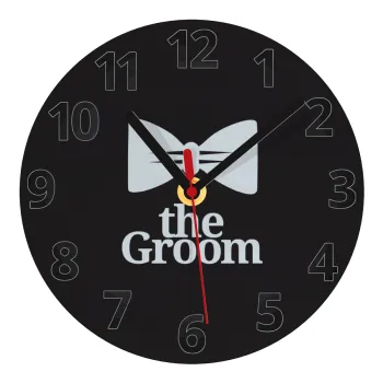 The Groom, Ρολόι τοίχου γυάλινο (20cm)