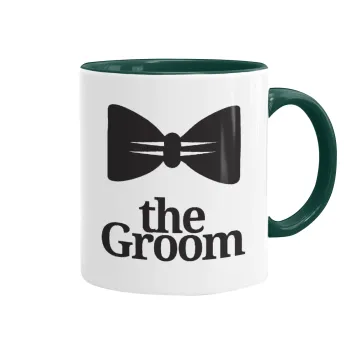 The Groom, Κούπα χρωματιστή πράσινη, κεραμική, 330ml