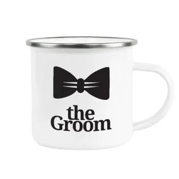 The Groom, Κούπα Μεταλλική εμαγιέ λευκη 360ml