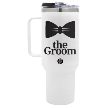 The Groom, Mega Tumbler με καπάκι, διπλού τοιχώματος (θερμό) 1,2L