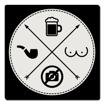 The Bachelor Rules, Τετράγωνο μαγνητάκι ξύλινο 6x6cm