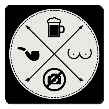 The Bachelor Rules, Τετράγωνο μαγνητάκι ξύλινο 9x9cm