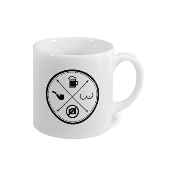 The Bachelor Rules, Κουπάκι κεραμικό, για espresso 150ml