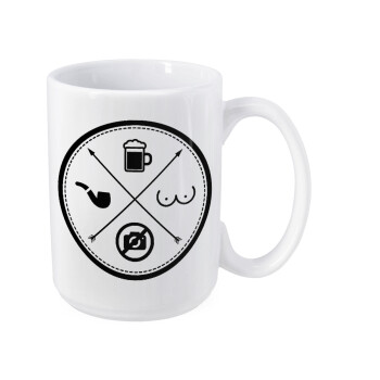 The Bachelor Rules, Κούπα Mega, κεραμική, 450ml