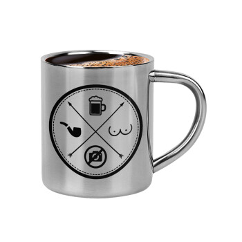 The Bachelor Rules, Double-wall metal cup for espresso (220ml)