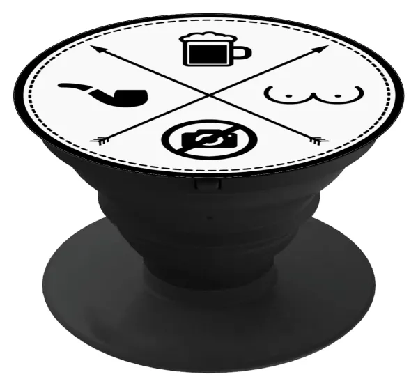 The Bachelor Rules — Phone Holders Stand  Μαύρο Βάση Στήριξης Κινητού στο Χέρι