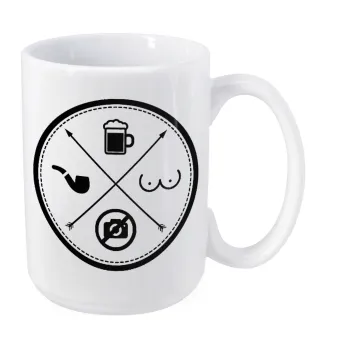 The Bachelor Rules, Κούπα Mega, κεραμική, 450ml