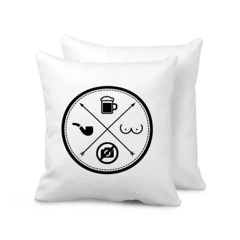 The Bachelor Rules, Sofa cushion 40x40cm includes filling