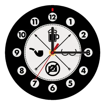 The Bachelor Rules, Wooden wall clock (20cm)