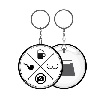 The Bachelor Rules, Μπρελόκ μεταλλικό 5cm με ανοιχτήρι