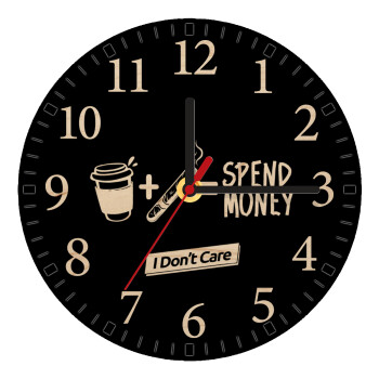 Spend Money, Ρολόι τοίχου ξύλινο plywood (20cm)