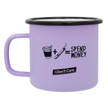 Spend Money, Κούπα Μεταλλική εμαγιέ ΜΑΤ Light Pastel Purple 360ml