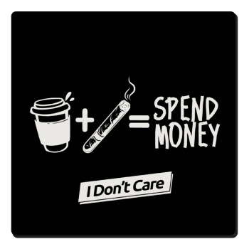 Spend Money, Τετράγωνο μαγνητάκι ξύλινο 6x6cm