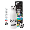 Soccer Metal mug thermos, double wall, 550ml