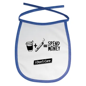 Spend Money, Σαλιάρα μωρού αλέκιαστη με κορδόνι Μπλε