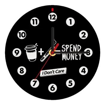 Spend Money, Ρολόι τοίχου ξύλινο (20cm)