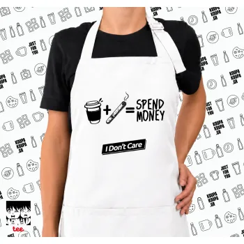 Spend Money, Ποδιά μακριά Σεφ ολόσωμη με τσέπες white (ΕΝΗΛΙΚΩΝ)