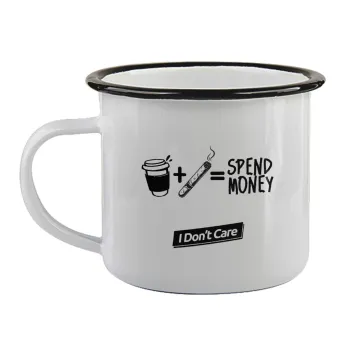 Spend Money, Κούπα εμαγιέ με μαύρο χείλος 360ml