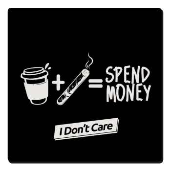 Spend Money, Τετράγωνο μαγνητάκι ξύλινο 6x6cm