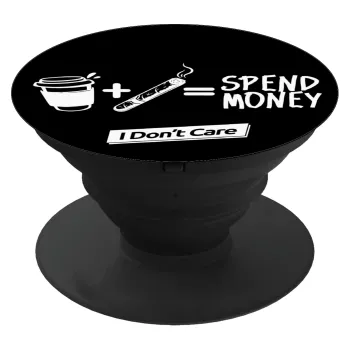 Spend Money, Phone Holders Stand  Black Hand-held Mobile Phone Holder