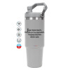 GREY Travel Tumbler with Handle 890ml
