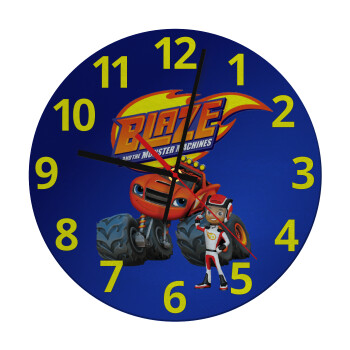 Ο Μπλέιζ και οι Φίλοι του, Ρολόι τοίχου γυάλινο (30cm)