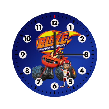 Ο Μπλέιζ και οι Φίλοι του, Wooden wall clock (20cm)